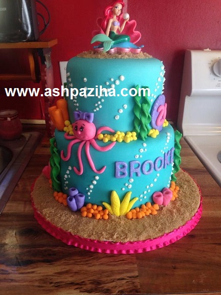 Cakes - birthday - with - Decoration - and - design - Mermaid (6)