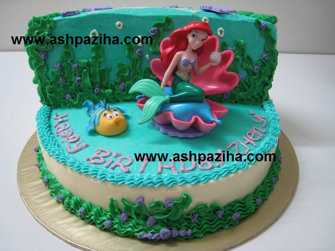 Cakes - birthday - with - Decoration - and - design - Mermaid (9)