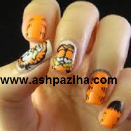 Example - Design - nail polish - by - theme - Garfield - Series - II (2)