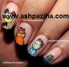 Example - Design - nail polish - by - theme - Garfield - Series - II (3)