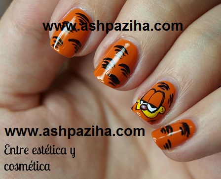 Example - Design - nail polish - by - theme - Garfield - Series - II (7)