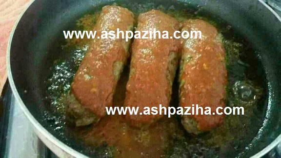 Preparation - Rolls - meat - with - scrambled eggs - Nowruz - 1395 (3)