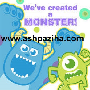 Samples - invitation cards - birthday - with - Theme - the company - Monsters - Series - seventh (6)