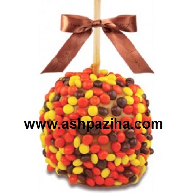 decoration - Apple - of - wood - with - chocolate - Nowruz - 95 - Series - III (3)