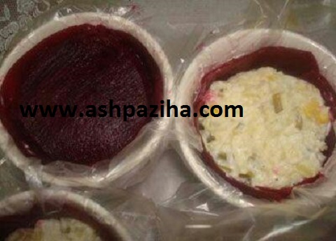 How to - Preparation of - beets - Stuffed - especially - at night - Yalda (4)