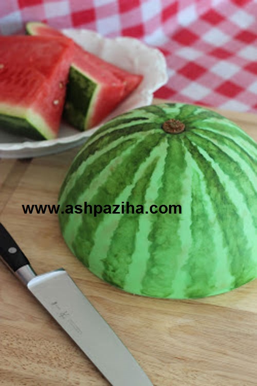 How - Preparation - cake - red - with - decorating - watermelon (2)