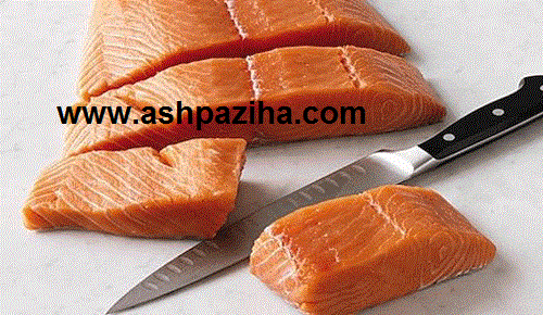 how - Preparation - fillet - Fish - Salmon - with - vegetables - in - oven (2)
