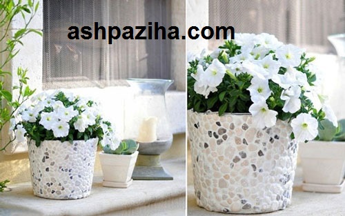 Decoration - pot - Spring - with - stones - small - especially - Nowruz 95 (4)