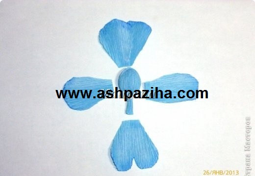 Making - flowers - violets - with - drawing paper - spring - 95 (4)