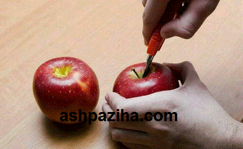 Decoration - tablecloths - Haftsin - with - candles - apple - especially - Nowruz 95 (6)