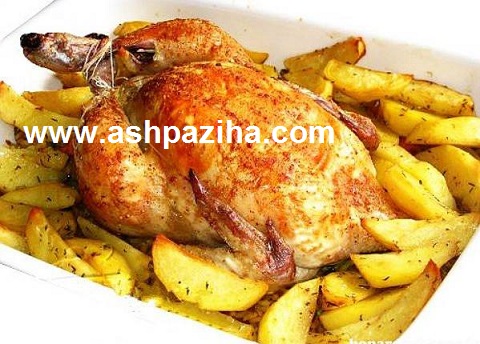Decorations - chicken - fried - with - potatoes - Eid - Nowruz - 1395 (2)