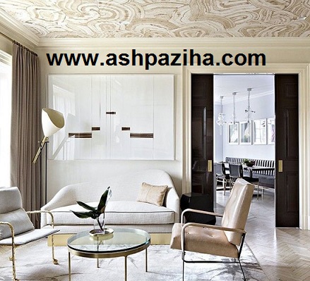 Design - and - decoration - ceiling - with - wallpaper (8)