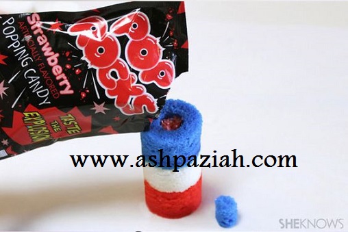 Decoration - Food - by - birthday - to - Themes - blue - and - red - and - white (9)
