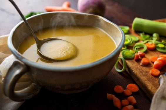 سوپ هویج و شلغم