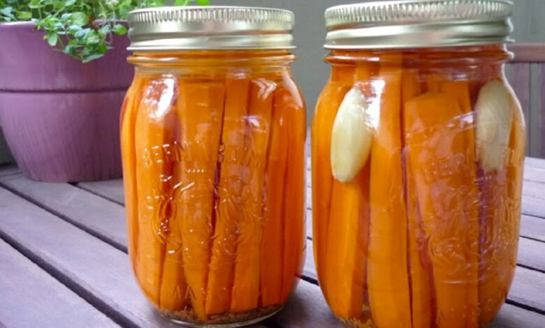 طرز تهیه ترشی هویج ساده