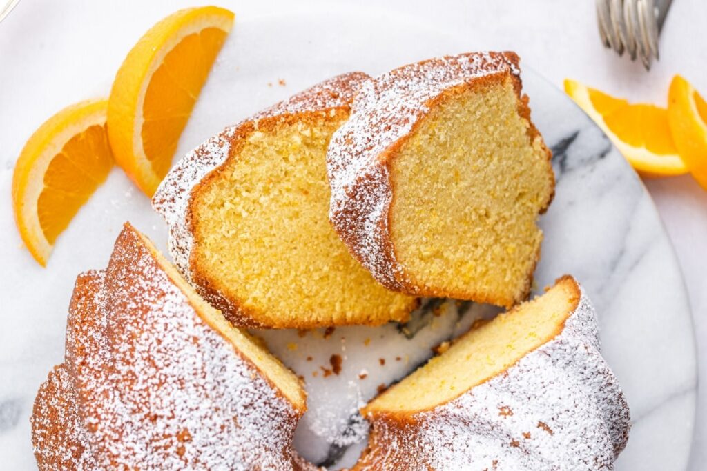 طرز تهیه کیک با آب پرتقال 